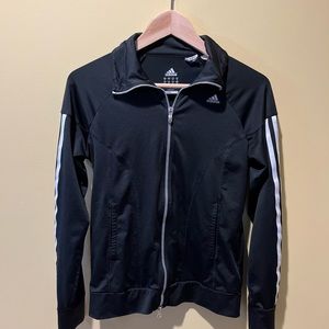 Adidas Clima Cool Long SleeveZip Up Jacket, Black, Size S
